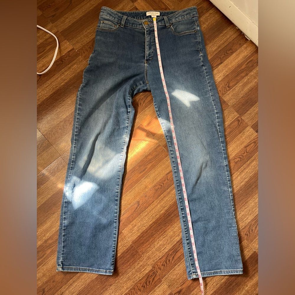 Coldwater Creek Women's Natural Fit Jeans Mid
Rise Medium Wash Size 10 - Picture 11 of 11
